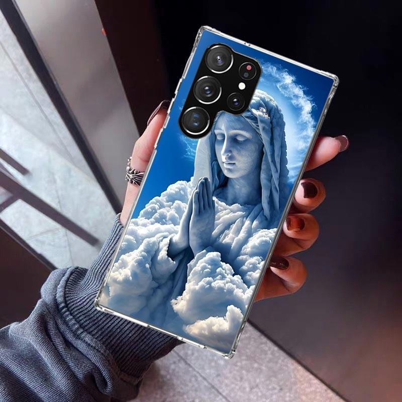 Virgin De Guadalupe Virgen Mary Phone Case For Samsung Galaxy S26 S25 Edge S24 S23 Ultra S22 Plus S21 S20 FE Soft TPU Back Cover