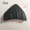 Universal 3Pcs Rear Bumper Diffuser Molding Point Garnish Black Red For All Car