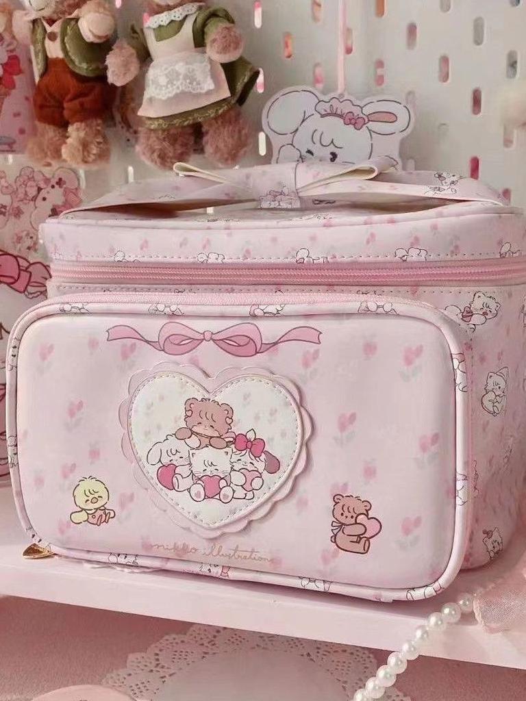 Mikko 2025 Large Capacity Animal Print Makeup Bag