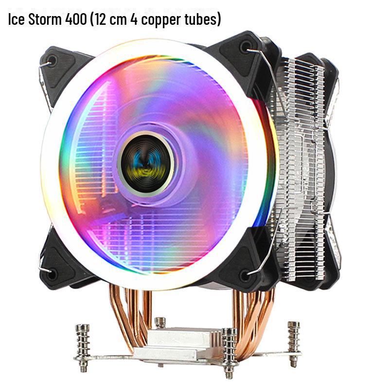 4-Kupfer Heatpipe Leiser CPU-Kühler mit 12cm Lüfter, Kompatibel mit X77/X99 Mainboards, 2011 Desktop Tower Radiator.