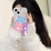 Rainbow Love Bear for iPhone17promax Cartoon Mobile Phone Case Apple 14 Large Hole 16/13 Factory 15