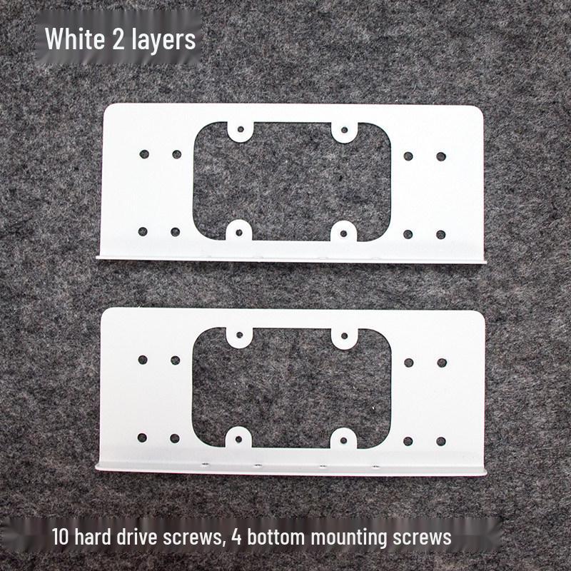 3.5" Multi-Bay Bracket with Heat Dissipation Fan for 2, 4, or 6 Bays