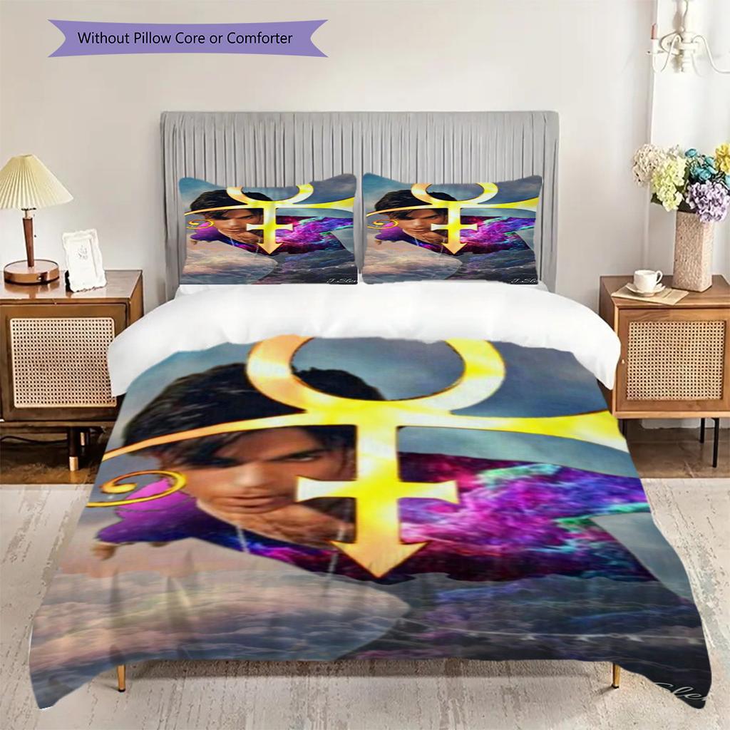 Prince Purple Rain Musical Legacy Bedding 1 Duvet Cover 2 Pillowcase Without Core Christmas Birthday Gift Bedding Set Soft And Comfortable