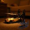 1:64 Alloy Car Rack Scene Set - Dual-layer Parking Garage Model with 3D Printed Assembly Components