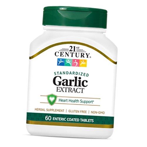 

Екстракт Часнику, Garlic Extract, 21st Century 60таб (71440010) 60tab