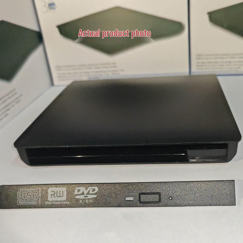 USB-C & USB Dual Interface CD/DVD Drive for Laptop/Desktop with Brushed Finish