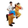 Cartoon Inflatable Horse Riding Costume Waterproof Party Cosplay Outfit  Halloween Costume