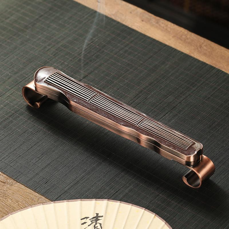 

Ретро Гучжэн Металлический Аромакуритель из Медного Сплава для 21 см Палочек Благовоний Белого Шалфея Держатель Высококлассные Домашние Декоративные Орнаменты