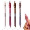 4/8Pcs Gel Pens Ergonomic Comfort Grip 0.5mm Fine Tip Quick Dry Black Ink Stress Relief Pen with Silent Rotating Cap