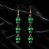 Funny Cartoon Jewelry 1 Pair Acrylic Halloween Earrings for Women, Triple Skulls Drop Dangle Gothic Skull Earrings, Gifts Holiday Cosplay Party