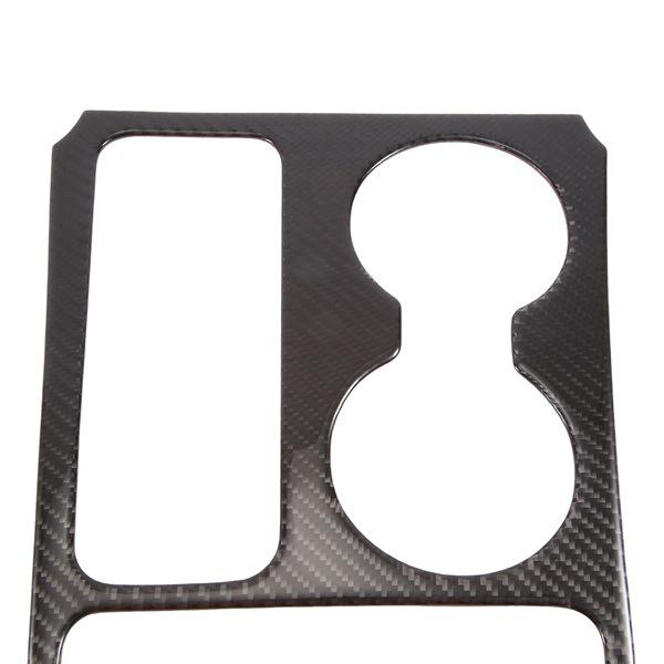 Kia Stinger Carbonfaser Schalthebelblende & Getränkehalter Aufkleber-Set (3 Stück, 2019-2023)