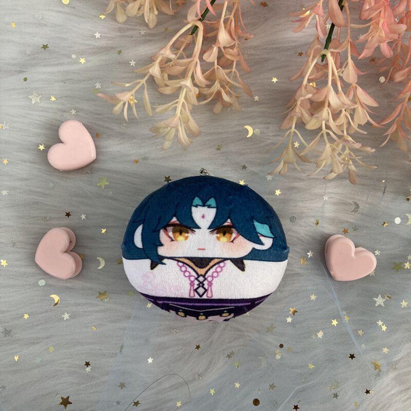 Genshin Impact Plush Dumpling Albedo Xiao Zhongli Thoma Key Chain Soft And Safe Gift