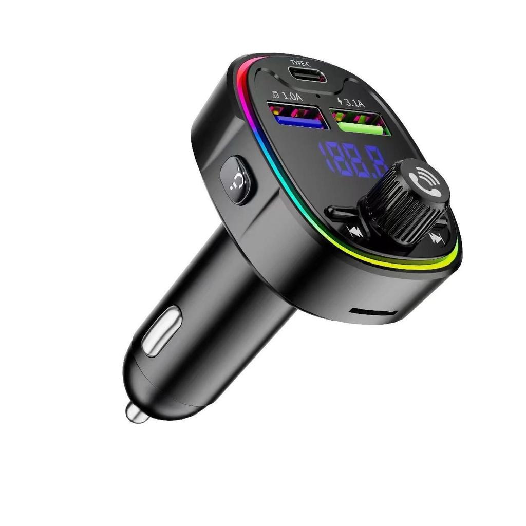A8-A18 Bluetooth-FM-Transmitter fürs Auto und Dual-USB-PD-Ladegerät 3,1 A