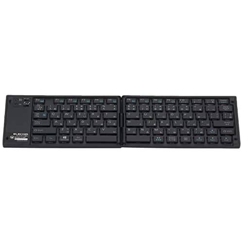 Elecom Keyboard Bluetooth Folding Multi-Pairing Black TK-FLP01BK