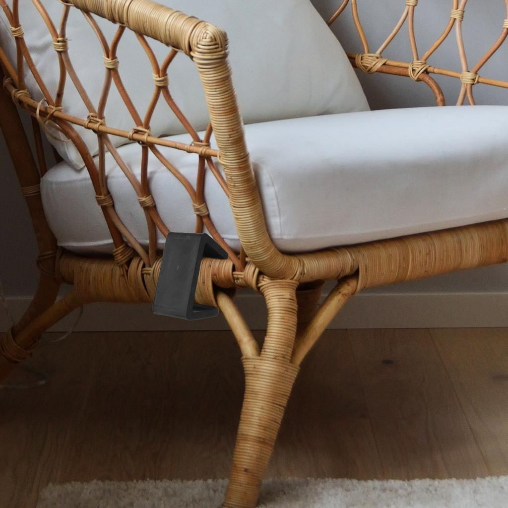 4pcs 5.25Cm Sofa Tightener Rattan Made Furniture Clip Sectional Couch Connectors Sturdy Fastener For Living Room Bedroom