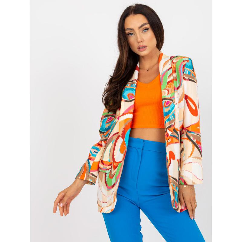 2023 Women's Colorful Pattern Suit Jacket
