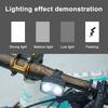 1/2Pcs Bicycle Headlight Tail Light Waterproof USB Rechargeable Universal MTB Road Mountain Bike Cycling Front Light Night Riding Warning Rear Lamp
