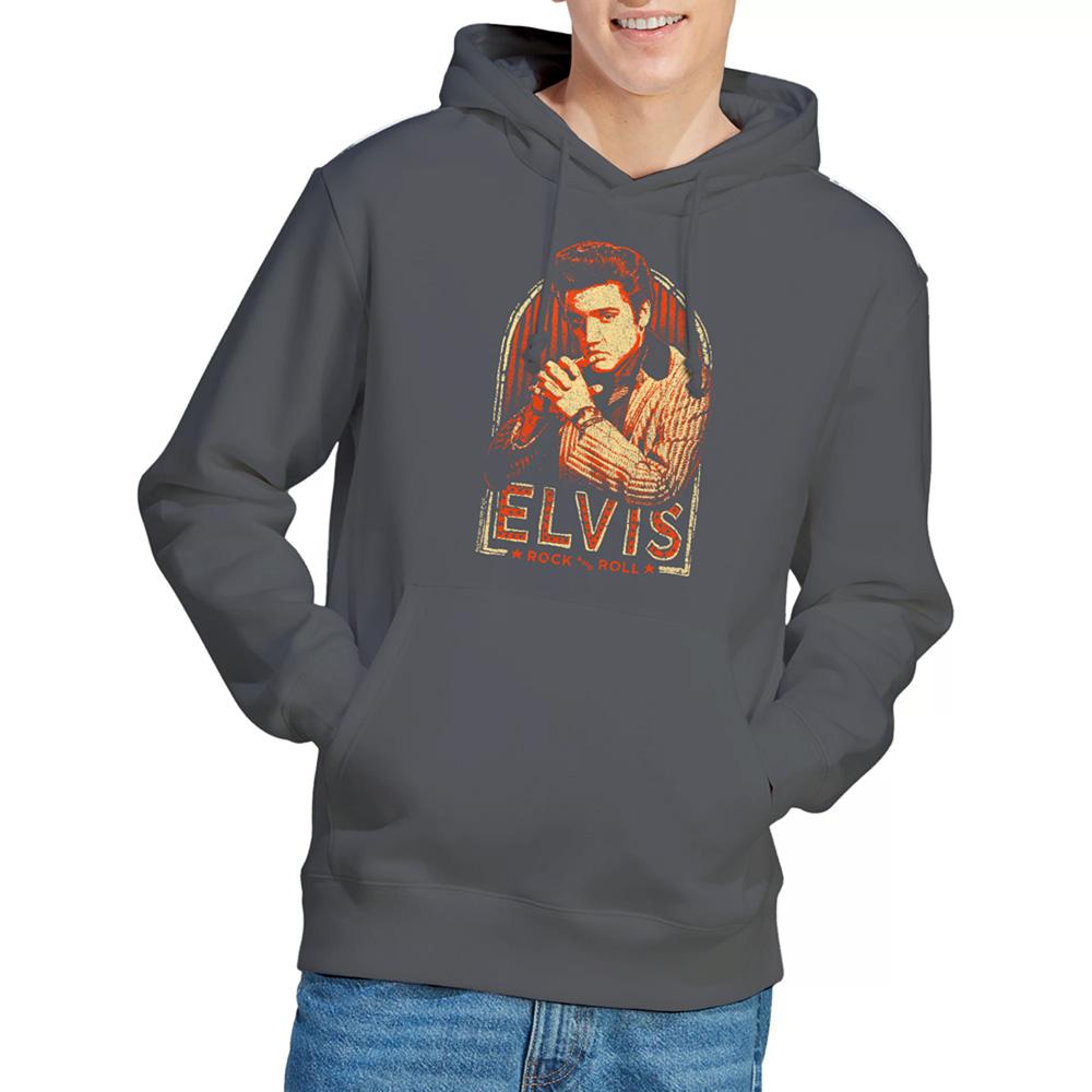 Elvis Presley Unisex Adult Stripes Hoodie