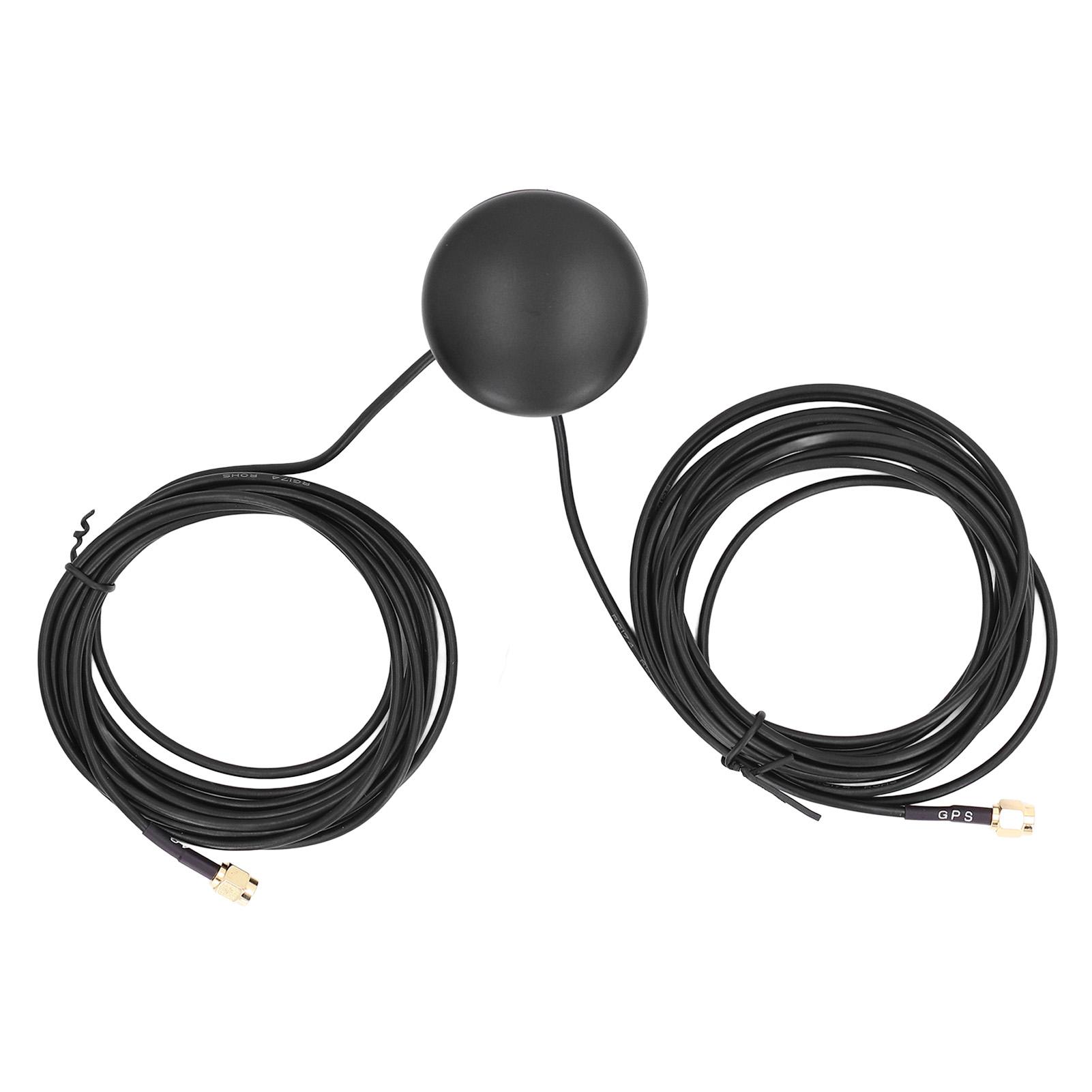 Antenna GPS 4G Omnidirezionale Posizionamento Montaggio a Parete 2 Modalità 2 Uscite SMA Maschio Cavo 3 Metri