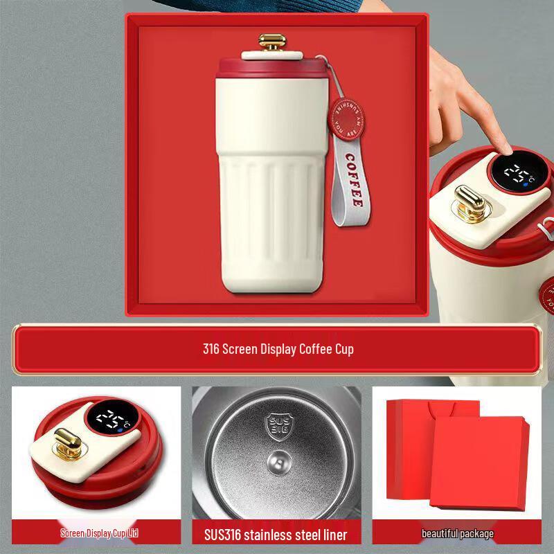 Shangqi Smart Temperature Display Coffee Tea Mug