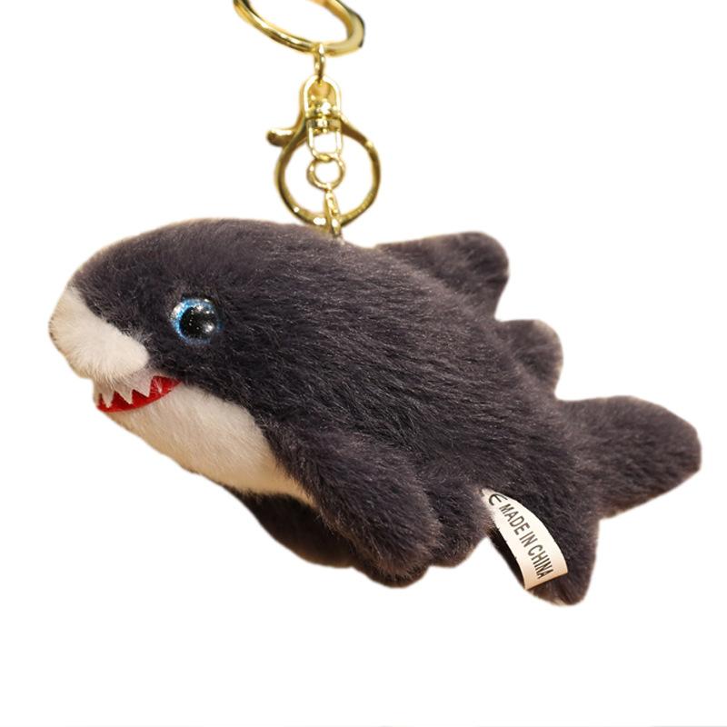 Cartoon Octopus, Shark, Sea Turtle, Marine Animal Pendant, Doll, Plush Toy Bag, Keychain Hanging Decoration