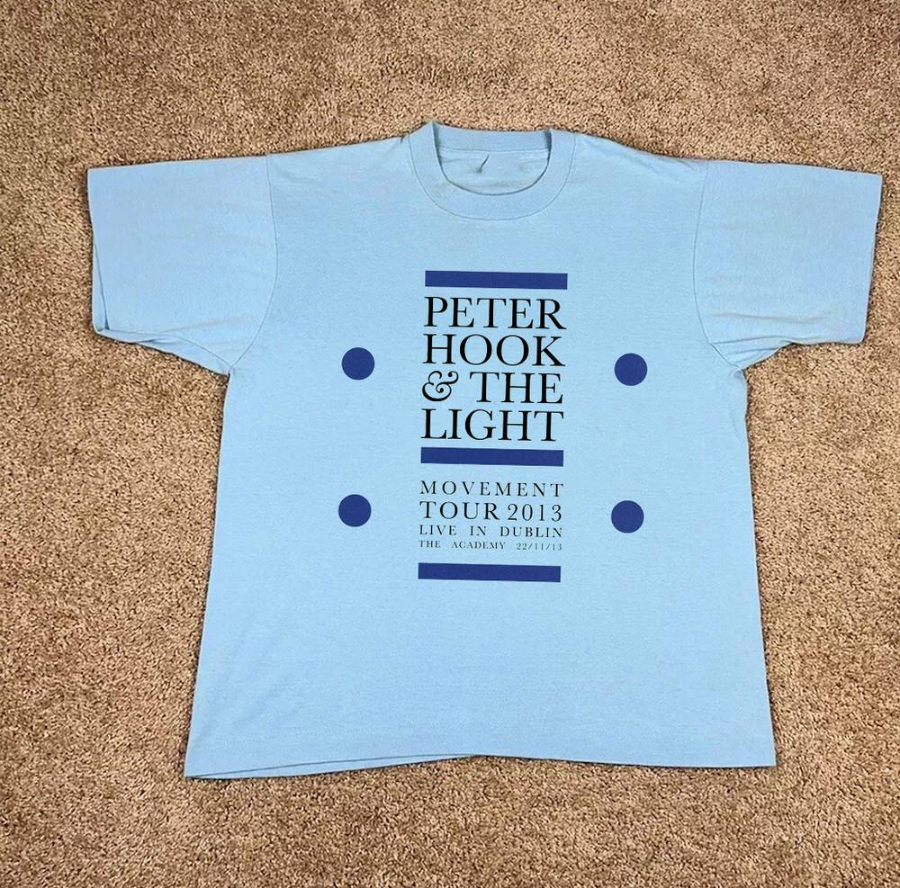 

Peter Hook And The Light Movement Tour 2013 T-Shirt Full Size S-5XL Unisex T-Shirt XXXXL