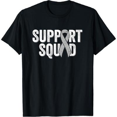 Hersenkanker Steunteam - Vriend Familie Steunlint T-shirt