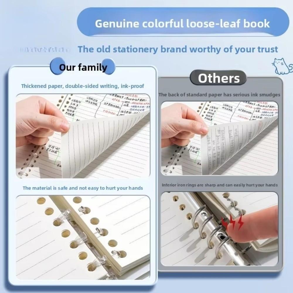 Puppy Binder Notebook A5/B5 Note Book Cute Loose-leaf Notebook  Student Office Stationery