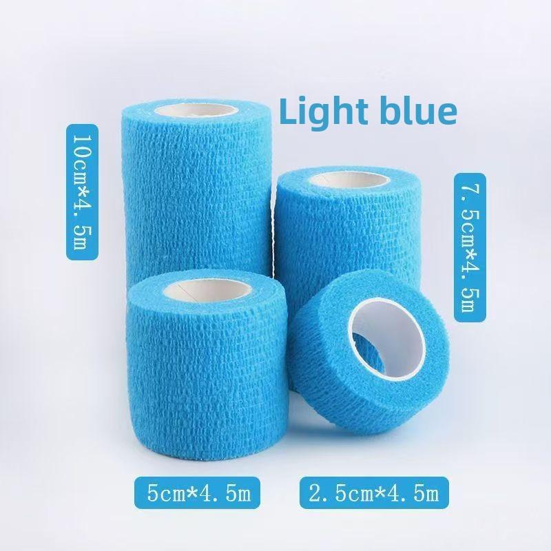

1 шт. Самоклеящийся эластичный бинт Нетканый спортивный бандаж для запястий, пальцев, локтей, коленей и т. д. Идеально подходит для баскетбола и фитнеса 2.5cm*4.5m