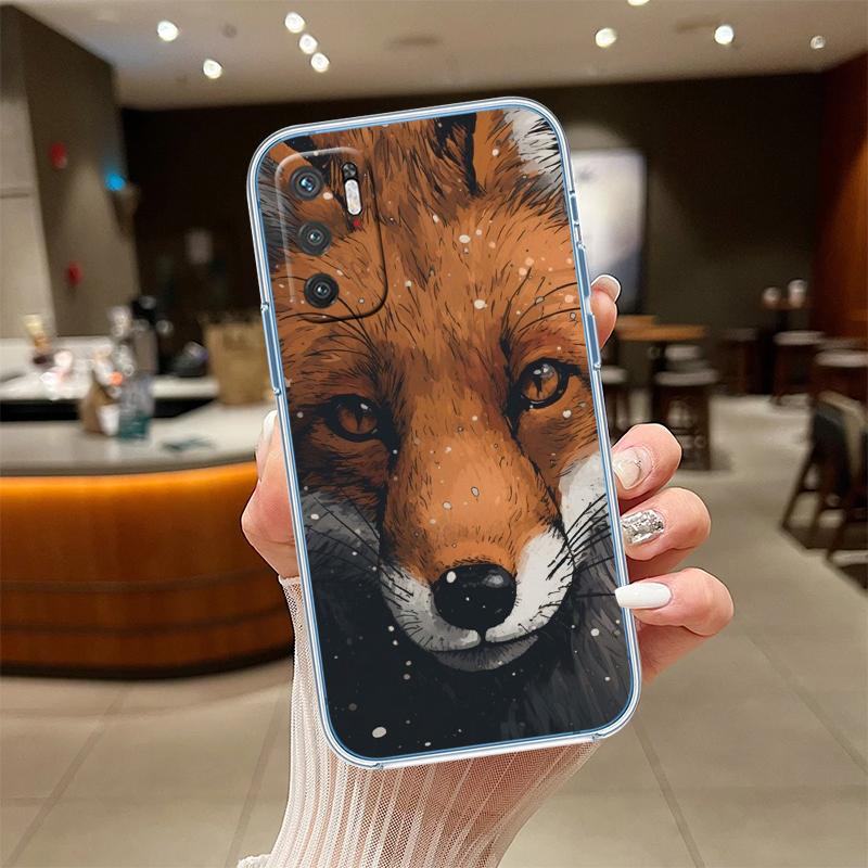 RE31 fox cute Transparent Phone Case for Motorola Moto G40 G04 G05 One Ace Action  Fusion + Plus Hyper Macro Vision Zoom