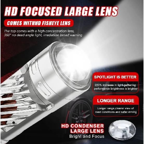 H7 H11 Bi LED Projector Lens Car Headlight Canbus Lamp 1:1 Wireless Plug&Play H4 H8 H9 Led Light Turbo Lights Car Hi/Low Bulbs