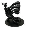 Funny Decorative Beverage Coaster Skeleton Dragon Hand Cup Holder, 3D Printed Gothic Skull Palm Dark Style Room Decoration Drink Stand, Bone