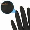 100Pcs Black Nitrile Disposable Gloves Medical Exam Latex Powder-Free Food Safe Textured Fingertips Anti-Slip Design Thick Gloves for Beauty Tattoo