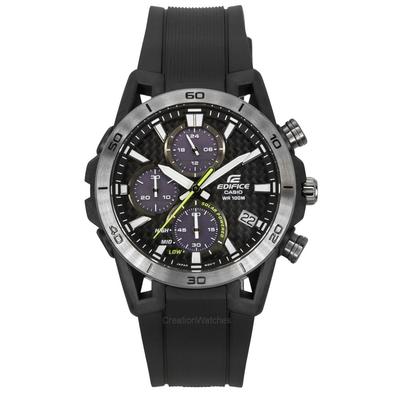 Edifice Sospensione Analog Chronograph Resin Strap Grey Dial Solar EQS-960PB-1AV 100M Men's Watch