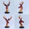 Luxurious Deer Ornament - Decorative Resin Craft for Office, Living Room, or TV Cabinet.
