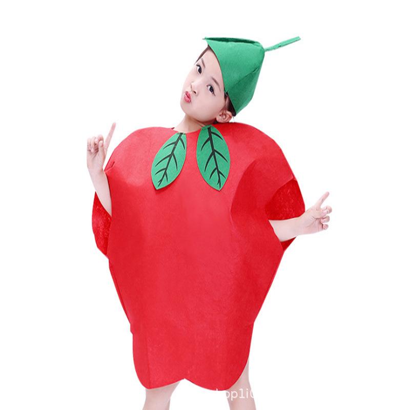 Fruit & Vegetable Halloween Stage Costume for Kids & Parent-Child Performances