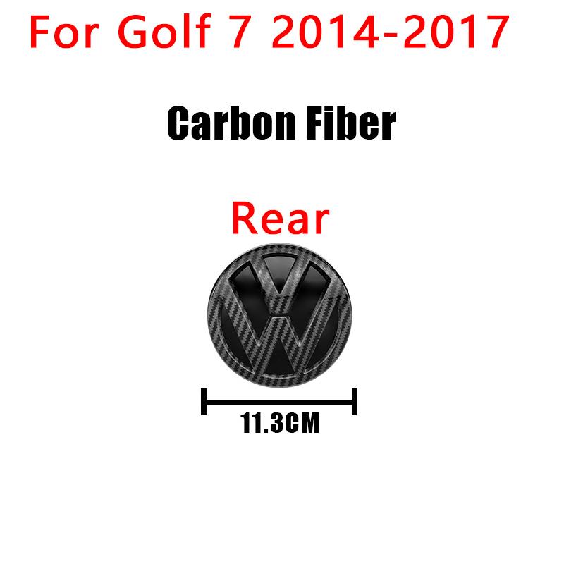1Pcs VW 3D Car Cover Front Grille Badge Rear Trunk Emblem Decals Accessories For Volkswagen Golf 7 7.5 MK7 MK7.5 GTI R Rline GTD