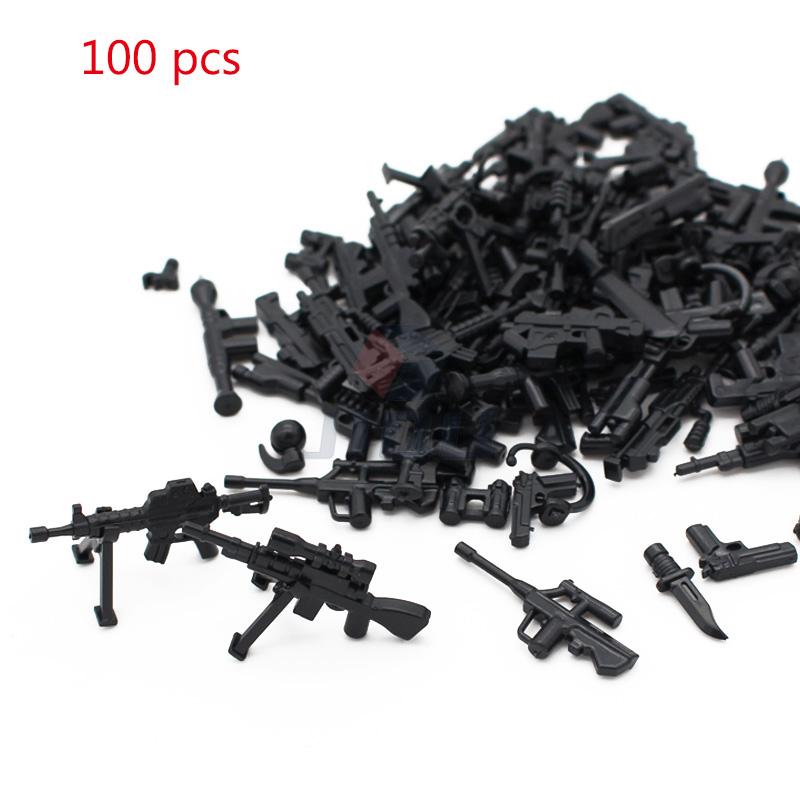 WK2 Militärbasis Soldaten Armee Figuren Waffenzubehör Baustein Waffen Stacheldraht Sandsäcke PUBG Sence Serie MOC Bausteine Ziegelsteine