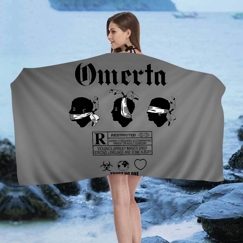 Cool O-Omerta Maes Beach Towel Colorful Bath Towels for Girl Microfiber Quick Dry Sand Free Beach Yoga Spa Gym Pool