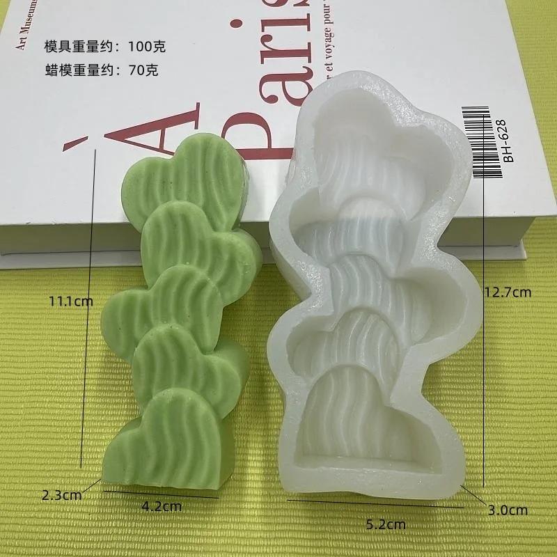 1 Pcs Silicone Candle Mold DIY Candle Making Soap Resin Mold Gifts Craft Home Decor Moldes Silicona Para Manualidades Wholesale