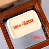 1/12 10Pcs Dollhouse Cartoon Mini Tray Dishes Set Dollhouse Simulation Kitchen Decoration Toy Kid Pretend Play Toys