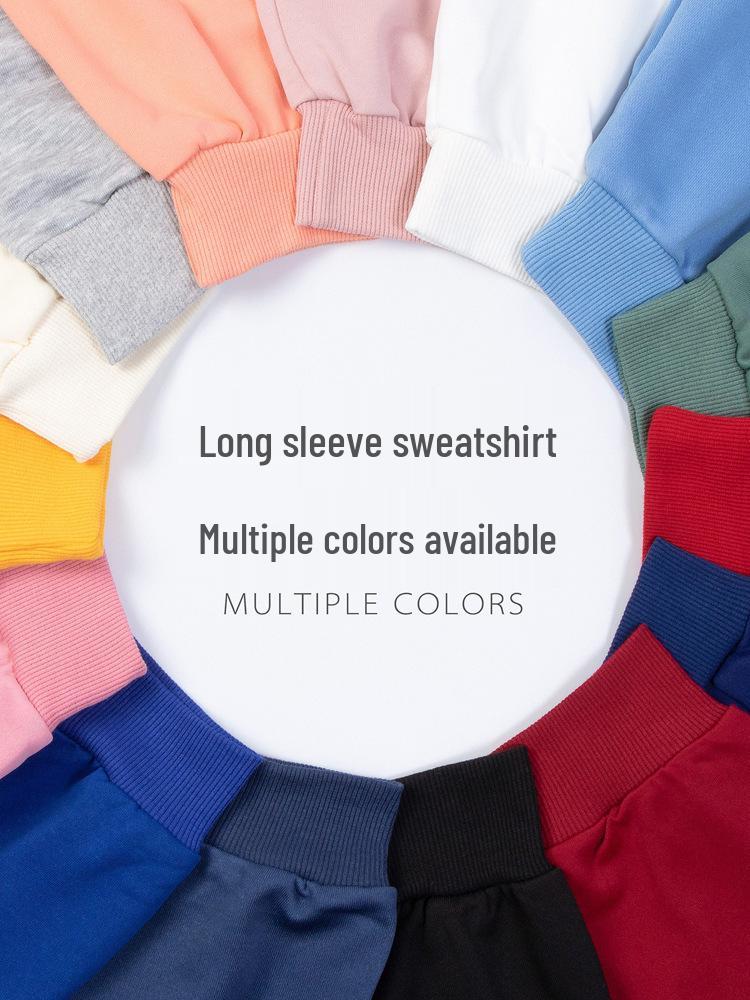 Unisex Solid Color Hooded Sweatshirt - Loose Fit Long-Sleeve Top