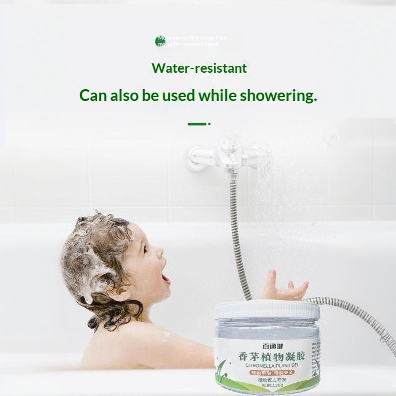 Citronella Mosquito Repellent Gel Plant Based Non Toxic Safe For Pregnant Women And Baby Indoor Home Bedroom Living Room Use