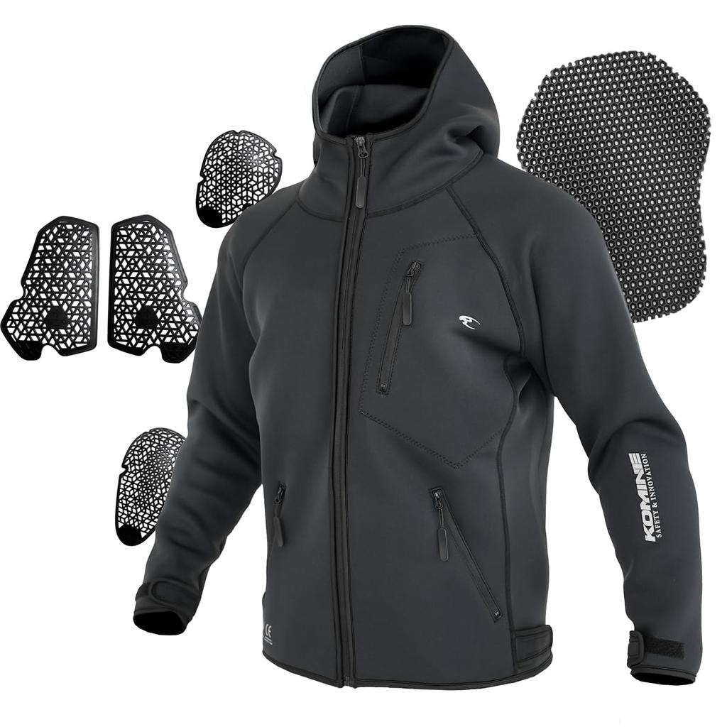 Chaqueta de moto Negra M [KOMINE] 07-632