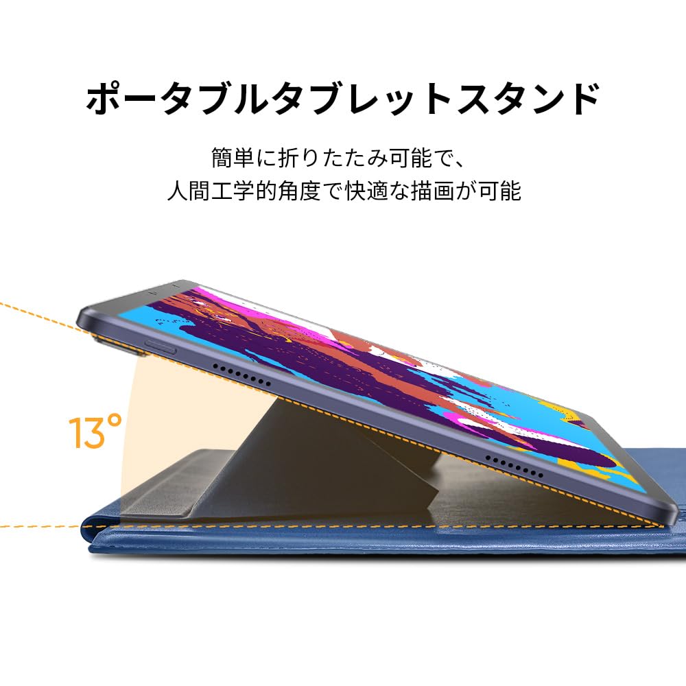 XPPen Tablet Case Magic Drawing Pad Tablet Storage Case Foldable with Stand Compatible with up to 12 inches Lightweight Thin Easy to Carry ACJ10