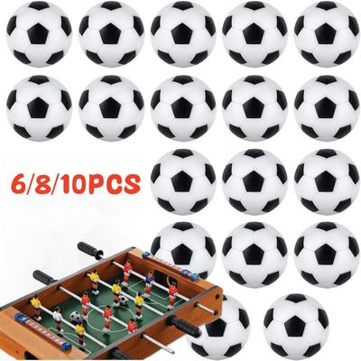 6/8/10 Stück Tischfußball Ersatzball 32mm Fußballspieler Geschenk Spielzubehör Eltern-Kind Interaktives Fußball Brettspiel
