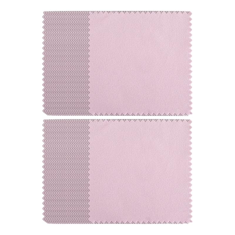 50PCS Practical Jewelry Cleaning Fabric Polishing Cloth 17 Color Option Jewelry Buffing Accessories for Various Bangles