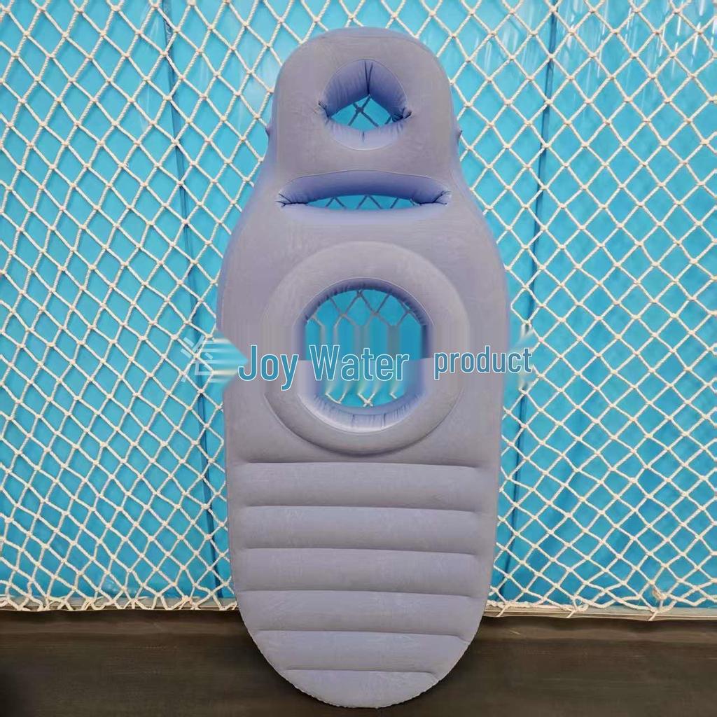 Inflatable Pregnancy Sleep Pad - Flocking Surface Prone Pillow