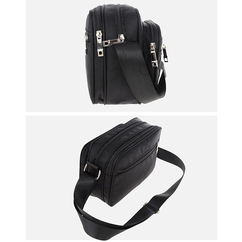 Unisex Canvas One Shoulder Umhängetasche Nylon Stofftasche Business Tasche