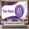 Custom Name Text Tapestry Austria Wien FC Personalized Polyester Wall Tapestry For Bedroom And Room
